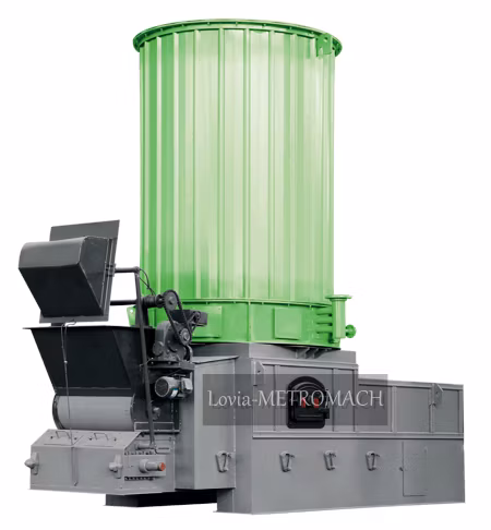 120万Kcal石油ボイラー 木質燃料ボイラー